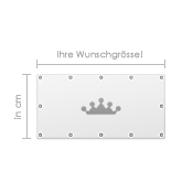 Blachen bedruckt mit Keder (10mm) oben und unten 