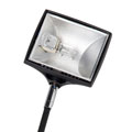 RollUP Halogen Lampe in Schwarz