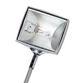 RollUP Halogen Lampe in Silber